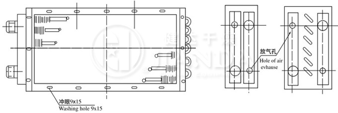 空氣熱交換器結(jié)構(gòu)示意圖